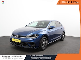 Volkswagen Polo 1.0 TSI R-Line Automaat Camera Parkeer sensoren Adaptive Cruise control Climate Control Extra getint glas Lichtmetalen velgen Stoelverwarming Navigatie Apple Carplay/Android Auto