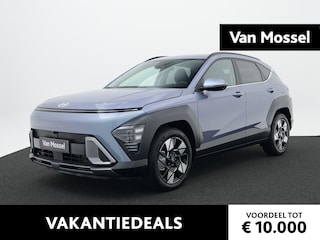 Hyundai Kona 1.6 GDI HEV Premium | Nieuw uit voorraad leverbaar | Lederen bekleding | Stoelverkoeling | Stoelverwarming | Stuurverwarming | Adaptieve Cruise Control | 360 Camera