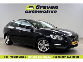 Volvo V60 2.4 D6 Twin Engine Momentum 280PK | Virtual | Clima | Cruise | Trekhaak | Navi | Leder | Parkeersens.