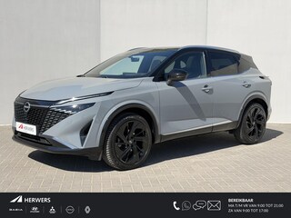 Nissan Qashqai 1.3 MHEV Xtronic Tekna Plus / Fabrieksgarantie tot 11-2027 / Panoramadak / Luxe Lederen Bekleding / HUD / Elektr. Stoelen / Stoel Massage / Stoelverwarming & Stuurwiel Verwarming / 360 Camera / Dodehoek Detectie /