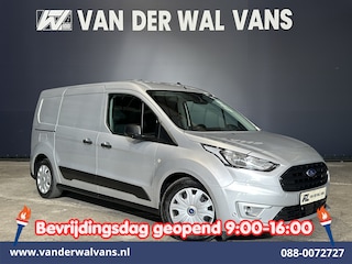 Ford Transit Connect 1.5 EcoBlue 120pk Automaat L2H1 inrichting Euro6 Airco | 2x Zijdeur | 3-Zits | Navigatie | Camera Android Auto, Cruisecontrol, Parkeersensoren, Stoelverwarming, Verwarmde voorruit,  Bijrijdersbank