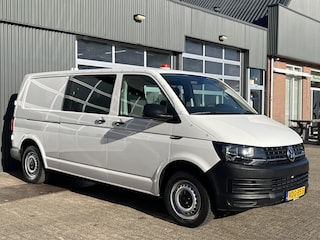 Volkswagen Transporter 2.0 TDI L2H1 DC Airco Cruise controle Telefoonverbinding Trekhaak 2200kg trekgewicht Parkeersensoren achter Schuifdeur Euro 6 DC 1e eigenaar Dealer onderhouden