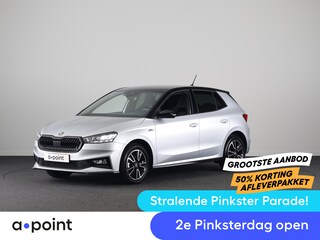 Skoda Fabia 1.0 TSI Monte Carlo 115 pk Automaat (DSG) | Verlengde garantie | Navigatie via App | Parkeersensoren | Achteruitrijcamera | Adaptieve cruise control | Stoelverwarming |
