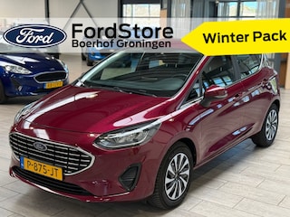 Ford Fiesta EcoBoost 100pk Titanium | Dealer onderhouden | Winterpack | Cruise | All-season banden | Keyless | Led | Apple carplay | android auto