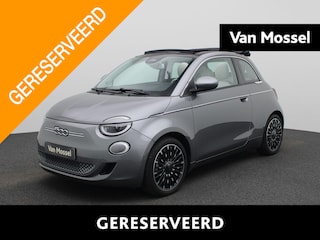 Fiat 500 La Prima by Bocelli 42 kWh | Lederen Bekleding | Stoelverwarming | Camera | PDC Rondom | 17" LMV | LED-Verlichting | Keyless | JBL Audio | Full-Map Navigatie | Draadloze Smartphonelader
