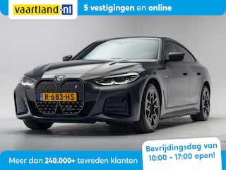 BMW i4 eDrive40 M-Sport 84 kWh 3-Fase [ Half-leder Stoelverwarming Navi Sfeerverlichting Apple / Android ]