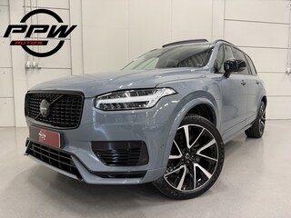 Volvo XC90 T8 Recharge AWD R-Design PANO/LUCHTVERING/TREKHAAK/GOOGLE/HEAD-UP/360CAMERA/21"/H&K/MEMORY/ACC/PILOT-ASSIST/FACELIFT-NW.DASHBOARD/THUNDER-GREY/NET OH BEURT GEHAD BIJ VOLVO DEALER