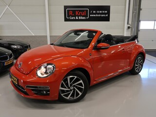 Volkswagen Beetle Cabriolet 1.4 TSI Sound Automaat Airco-ecc Navigatie Stoelverwarming App connect Boekjes Windscherm Extra klokjes Facelift Habanero Orange metallic