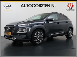 Hyundai Kona 1.6GDI HEV Hybride Premium Adap.Cruise Leder+Verwarming+Ventilatie Head-Up Display Camera Apple Carplay Android Auto Navi Ecc Pdc Keyless Blind-Spot Lane Assist Achterbank+Stuur verwarming Krell®-Audio Isofix DAB Lmv 18" Origineel Nederlandse Auto