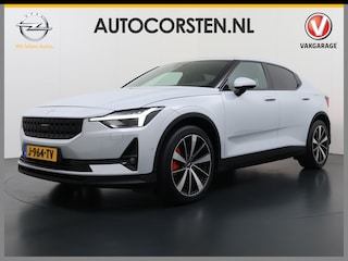 Polestar 2 Long Range Dual Motor 78kWh Panoramadak Adap.Cruise 360°Camera Navi Ecc Apple Carplay Android Auto Pdc Launch Edition Stoel+Stuurverwarming Lmv 19" Achterbankverwarming Keyless DAB Rijstrooksensor Origineel Nederlandse Auto