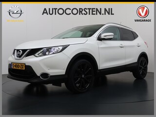 Nissan Qashqai T 116pk Tekna 360Camera Leer Pano.dak Bordherk. Navi Dab CruiseControl Keyless Bluetooth Elek.Stoel Lane-dep. Led Pdc Ecc Tel. Usb Stoelverw. Isofix Mistlampen Dimm.Spiegel Start/Stop Boordcomputer Elek.Inkl.Spiegels Dakrails Elek.Ramen PrivacyGlas Elek.Ramen 1.2T