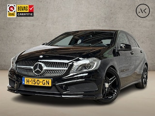 Mercedes-Benz A-klasse 180 AMG Sport Automaat (APPLE CARPLAY, LEDER/ALCANTARA, STOELVERWARMING, GETINT GLAS, SPORTSTOELEN, ZWART HEMEL, CRUISE, NIEUWE APK, NIEUWSTAAT)