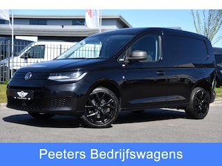 Volkswagen Caddy Cargo 2.0 TDI Black Edition MARGE! Cruise, Carplay, LED, 122pk, Automaat, Nieuw staat! Sensoren, Multimedia, Uniek!