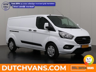 Ford Transit Custom 2.0TDCi 130PK Lang | 2xSchuifdeur | Kastinrichting | Navigatie | Airco | Cruise | Trekhaak | 3-Zits