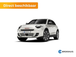 Fiat 600 e La Prima | 10,25" touchscreen radio met Bluetooth, DAB & USB | Automatische airconditioning | Extra getint glas achter