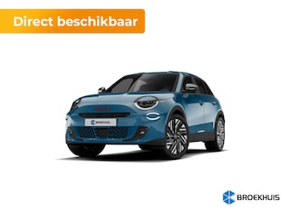 Fiat 600 e La Prima | 10,25" touchscreen radio met Bluetooth, DAB & USB | Automatische airconditioning | Extra getint glas achter
