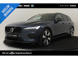 Volvo V60 T8 PLUG-IN HYBRID AWD ULTRA DARK *FULL OPTIONS!* -PANO.DAK|BOWERS&WILKINS|GEVENT.LEDER+MASSAGE|360°CAM|HEAD-UP DISP.|TREKHAAK|19"