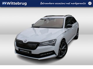 Skoda Superb Combi 1.4 TSI iV 218pk Sportline DSG Automaat / Panorama schuifdak / LM 19 inch / 360 camera / Navigatie / LED Matrix