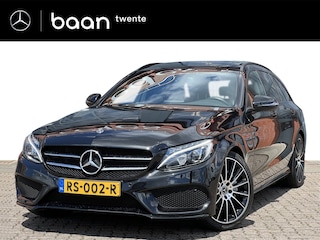 Mercedes-Benz C 180 Estate AMG Line | Achteruitrijcamera | Panoramadak | Stoelverwarming | Dodehoek-assistent | Spiegelpakket | Nightpakket