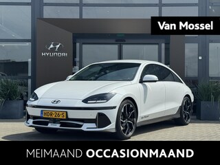 Hyundai Ioniq 6 Lounge 77.4 kWh | Airco | Cruise Control | Navigatie | Lederen bekleding | lichtmetalen velgen 20" | Stoelverwarming | Stuurverwarming |