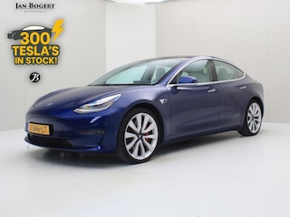 Tesla Model 3 Performance AWD 486pk 75 kWh 89.9% SoH [ WIT LEDER+AUTOPILOT+530KM WLTP+PREMIUM AUDIO ]