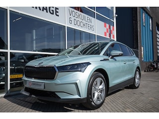 Skoda Enyaq iV 60 180 PK | Warmtepomp | Cognac Lederen interieur