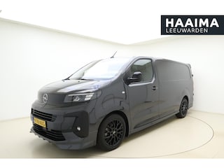 Opel Vivaro Electric L3 75 kWh | Lederen bekleding | STX pakket | Navigatie | Stoelverwarming | Keyless | Laadruimte betimmering | DEMO | Camera | Lichtmetalen velgen black