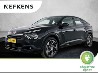 Citroën C4 EV Plus 50 kWh 136pk | Navigatie | Achteruitrijcamera | Climate Control | Cruise Control | Parkeersensoren | Comfortstoelen Kunstleder/Stof | Armsteun | Apple Carplay / Android Auto | DAB+ radio | Bluetooth | Led koplampen | Adaptief demping systeem | Digitaal instrumentenpaneel | 18" lichtmetalen velgen |