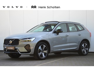 Volvo XC60 T6 Plug-in hybrid AWD Plus Dark | Panoramisch Schuif-/Kanteldak | Adaptive Cruise & Pilot Assist | Verwarmbare voorstoelen + achterbank | 360 Camera | Apple carplay/Android auto | Verwarmbaar stuurwiel | Wegklapbare Trekhaak |