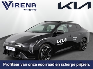 Kia EV4 Fastback GT-PlusLine 81.4 kWh - Stoelverwarming/ventilatie - Glazen Schuif-/kanteldak - Elektrisch verstelbare voorstoelen - Dodehoekcamera - Head-up display  - Fabrieksgarantie tot 09-2032