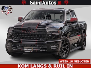 Dodge Ram Limited H.O 540HP 706Nm | Massage + Full Option | De Meest Luxe en Volle Pick-Up in zijn Klasse | Comfortabele Dubbele Cabine met Royale 5 Zitplaatsen | BPM vrij | Nu Leverbaar uit Voorraad | Voorraad Nr 2304 - 8540