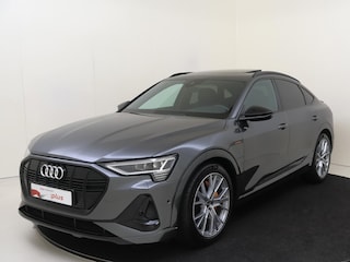 Audi E-tron 55 quattro S edition 95 kWh | SoH 100% | Panoramadak | Luchtvering | Lederen bekleding | 360 camera | Virtual cockpit Plus | Keyless |