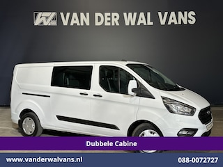 Ford Transit Custom 2.0 TDCI 130pk L2H1 Dubbele Cabine Euro6 Airco | 6-Zits | Camera | Navigatie | Apple Carplay | Cruisecontrol LED, Android Auto, Stoelverwarming, Verwarmde voorruit, Parkeersensoren, Achterklep