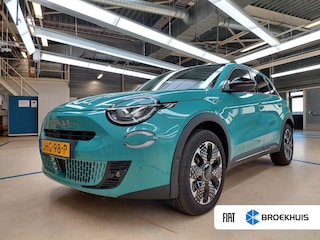 Fiat 600 e La Prima 54 kWh | Vol-Leder | Massage | Adaptive Cruise | Elektr. Achterklep | Stoelverwarming | !!