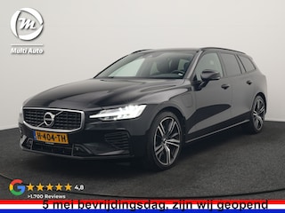 Volvo V60 T6 Twin Engine AWD R-Design 340pk Dealer O.H. | Adaptive Cruise | Camera | Harman / Kardon | Lederen Sportstoelen Memory & Verwarmd | Keyless | Blis | Apple Carplay | Navigatie | DAB | 19"L.M | Plug In Hybrid |