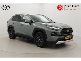 Toyota RAV4 2.5 Hybrid AWD ADVENTURE | Trekhaak | Treeplanken | 360 camera | Leder | Dodehoek detectie | Stoel-/stuurverwarming | Verwarmbare voorruit | Keyless | 19 inch | Apple Carplay / Android Auto | Digitale binnenspiegel