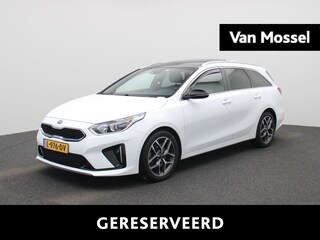 Kia Ceed 1.5 T-GDi MHEV GT-Line Edition Airco | Apple Carplay/Android Auto | Bluetooth | Cruise Control | Extra Getint Glas | Hill/Hold Functie | Lichtmetalen Velgen 17'' | Multimedia-Voorbereiding | Navigatiesysteem Full Map | Parkeersensor Achter | Regensensor | Rijstrooksensor | Side-Skirts | Sportstuur | Spraakbediening | Start/Stop Systeem