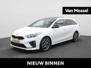 Kia Ceed 1.5 T-GDi MHEV GT-Line Edition Airco | Apple Carplay/Android Auto | Bluetooth | Cruise Control | Extra Getint Glas | Hill/Hold Functie | Lichtmetalen Velgen 17'' | Multimedia-Voorbereiding | Navigatiesysteem Full Map | Parkeersensor Achter | Regensensor | Rijstrooksensor | Side-Skirts | Sportstuur | Spraakbediening | Start/Stop Systeem