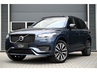 Volvo XC90 2.0 T8 Recharge AWD R-DESIGN / PANO / LEDER / MEMORY / TREKHAAK / LED / DENIM BLUE / ULTIMATE DARK / 20"