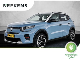 Citroën C3 Max 44 kWh 113pk | Navigatie | Achteruitrijcamera | Climate Control | Cruise Control | Parkeersensoren | Bluetooth | Draadloze Apple Carplay / Android Auto | Comfortstoelen | Elektrisch inklapbare spiegels | Led koplampen | Donker getint glas | 17" lichtmetalen velgen |