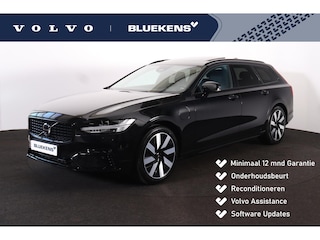Volvo V90 T6 Recharge AWD Plus Dark - Panorama/schuifdak - IntelliSafe Assist & Surround - 360º Camera - Harman Kardon audio - Adaptieve LED koplampen - Verwarmde voorstoelen, stuur & achterbank - Parkeersensoren voor & achter - Elektr. bedienb. voorstoelen met geheugen - Extra getint glas - Elektr. inklapbare trekhaak - 19' LMV
