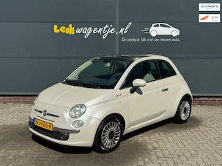 Fiat 500 0.9 TwinAir Lounge *parelmoer *airco *pano *lichtm.