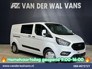 Ford Transit Custom 2.0 TDCI 130pk L2H1 Dubbele Cabine Euro6 Airco | 6-Zits | Camera | Navigatie | LED | Apple Carplay Cruisecontrol, Stoelverwarming, Verwarmde voorruit, Parkeersensoren