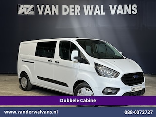 Ford Transit Custom 2.0 TDCI 130pk L2H1 Dubbele Cabine Euro6 Airco | 6-Zits | Camera | Navigatie | LED | Apple Carplay Cruisecontrol, Stoelverwarming, Verwarmde voorruit, Parkeersensoren