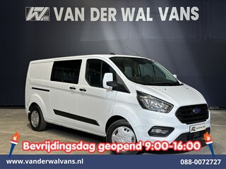 Ford Transit Custom 2.0 TDCI 130pk L2H1 Dubbele Cabine Euro6 Airco | 6-Zits | Camera | Navigatie | LED | Apple Carplay Cruisecontrol, Stoelverwarming, Verwarmde voorruit, Parkeersensoren