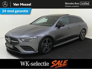 Mercedes-Benz CLA Shooting Brake 180 Business Solution AMG Panoramadak / Keyless / Nightpakket / Parkeercamera / Sfeerverlichting / MANUFAKTUR Berggrijs Matte (origineel)