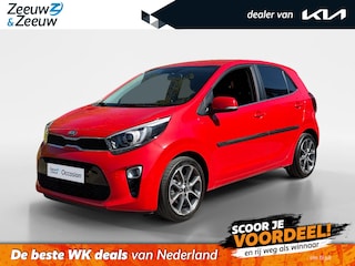 Kia Picanto 1.0 CVVT Design Edition Lederen bekleding | Cruise control | Climate control | Getint glas | 16 incht lichtmetalen velgen | resterende fabrieksgarantie!