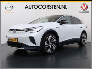 Volkswagen ID.4 Max 82kWh Warmtepomp Panoramadak Ergo-Comfort Stoelen+Memory Adap.Cruise Navi 3-Zone Ecc 360°Camera Apple Carplay Android Auto Pdc Lmv 21" Stoel+Stuurverwarming Elek.Achterklep Privacy Glas Matrix Led Isofix DAB Origineel Nederlandse Auto Dealeronderhouden