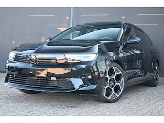 Opel Astra Sports Tourer 1.2 Hybrid 145pk Ultimate Automaat | 18" Lichtmetalen velgen bi-colour met grijze accenten, Pentagon | Afneembare af-fabriek trekhaak | Black pack voor het exterieur | Voorraadvoordeel !