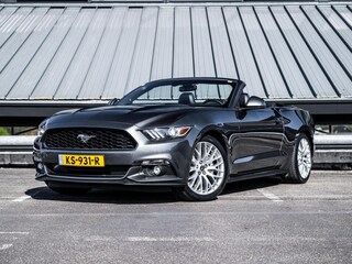 Ford Mustang Convertible 2.3 317PK Handgeschakeld Leder Stoelkoeling Cruise Navi Camera